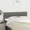 Image de vidaXL Hoofdborden 2 st 72x7x78/88 cm stof donkergrijs346341