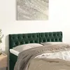 Image de vidaXL Hoofdborden 2 st 72x7x78/88 cm fluweel donkergroen346351