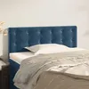 Image de Tête de lit Bleu foncé 90x5x78 88 cm Velours