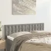 Image de vidaXL Hoofdborden 2 st 72x5x78/88 cm fluweel lichtgrijs346470