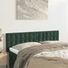 Image de vidaXL Hoofdborden 2 st 72x5x78/88 cm fluweel donkergroen346473