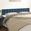 Image de vidaXL Hoofdborden 2 st 90x5x78/88 cm fluweel donkerblauw346514