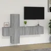 Image de vidaXL Ensemble de meubles TV 3 pcs Sonoma gris Bois d'ingénierie 3120228