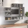 Image de vidaXL Ensemble de meubles TV 8 pcs Sonoma gris Bois d'ingénierie