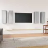 Image de vidaXL Tv-meubelen 4 st 30,5x30x90 cm bewerkt hout grijs sonoma eiken3120330