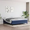 Image de Matelas de lit à ressorts ensachés Bleu 160x200x20 cm Tissu