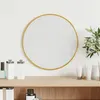 Image de vidaXL Mural Miroir de Maquillage Coiffeuse Cosmétique Décoration de Chambre à Coucher Salle de Bain Salon Intérieur Doré Ø 348179