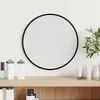 Image de vidaXL Mural Miroir de Maquillage Coiffeuse Cosmétique Décoration de Chambre à Coucher Salle de Bain Salon Intérieur Noir Ø 348184
