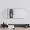 Image de vidaXL Miroir Mural Miroir de Maquillage Coiffeuse Cosmétique Décoration de Salle de Bain Toilette Salon Intérieur Argenté 348190
