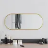 Image de vidaXL Miroir Mural Miroir de Maquillage Coiffeuse Cosmétique Décoration de Salle de Bain Toilette Salon Intérieur Doré 348197