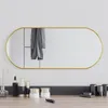 Image de Miroir mural Doré 70x30 cm Ovale