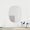 Image de vidaXL Wandspiegel 30x25 cm zilverkleurig348209