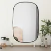 Image de vidaXL Mural Miroir de Maquillage Coiffeuse Cosmétique Décoration de Chambre à Coucher Salle de Bain Salon Intérieur Noir 348225