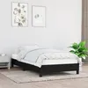 Image de Cadre de lit sans matelas noir 80x200 cm tissu