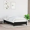 Image de Cadre de lit sans matelas noir 90x200 cm tissu