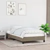 Image de vidaXL Bedframe zonder matras 90x200 cm stof taupe346692