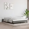 Image de vidaXL Bedframe zonder matras stof donkergrijs 140x200 cm346721