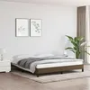 Image de vidaXL Bedframe zonder matras stof donkerbruin 180x200 cm346739