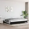 Image de vidaXL Bedframe zonder matras stof zwart 200x200 cm346746