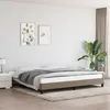 Image de vidaXL Bedframe zonder matras stof taupe 200x200 cm346748