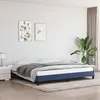 Image de vidaXL Bedframe zonder matras stof blauw 200x200 cm346750