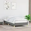 Image de vidaXL Bedframe zonder matras 80x200 cm stof donkergrijs346771