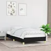 Image de Cadre de lit sans matelas noir 80x200 cm tissu