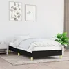 Image de Cadre de lit sans matelas noir 90x190 cm tissu