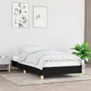 Image de Cadre de lit sans matelas noir 90x200 cm tissu