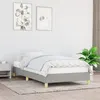 Image de vidaXL Bedframe zonder matras 100x200 cm stof lichtgrijs346794