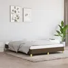 Image de vidaXL Bedframe zonder matras stof donkerbruin 160x200 cm346829