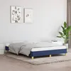 Image de vidaXL Bedframe zonder matras stof blauw 160x200 cm346832