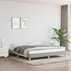 Image de Cadre de lit sans matelas gris clair 180x200 cm tissu