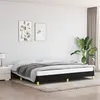 Image de vidaXL Bedframe zonder matras stof zwart 200x200 cm346844