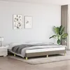 Image de vidaXL Bedframe zonder matras stof taupe 200x200 cm346846