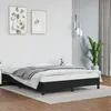 Image de Cadre de lit sans matelas noir 140x190 cm similicuir