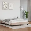 Image de vidaXL Bedframe kunstleer cappuccinokleurig 140x190 cm346903