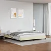 Image de vidaXL Bedframe kunstleer cràmekleurig 180x200 cm346918