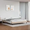 Image de vidaXL Bedframe kunstleer cappuccinokleurig 180x200 cm346921