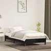 Image de Cadre de lit sans matelas noir 80x200 cm velours