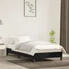 Image de Cadre de lit sans matelas noir 90x190 cm velours