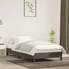 Image de Cadre de lit sans matelas gris foncé 90x200 cm velours