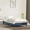 Image de vidaXL Bedframe zonder matras 90x200 cm fluweel donkerblauw346956