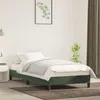Image de vidaXL Bedframe zonder matras 100x200 cm fluweel donkergroen346961