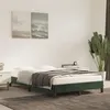 Image de vidaXL Bedframe zonder matras 120x200 cm fluweel donkergroen346967