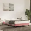 Image de vidaXL Bedframe fluweel roze 120x200 cm346969