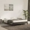 Image de Cadre de lit sans matelas gris foncé 140x190 cm velours