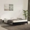 Image de Cadre de lit sans matelas noir 140x190 cm velours