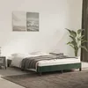 Image de vidaXL Bedframe zonder matras 140x190 cm fluweel donkergroen346973
