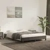 Image de Cadre de lit sans matelas gris foncé 140x200 cm velours